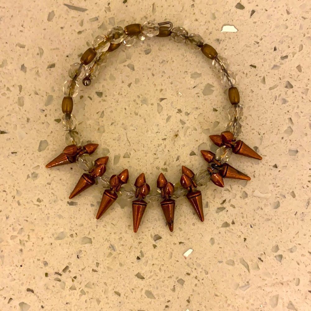 Vintage spike bracelet & silver women’s adjustable
